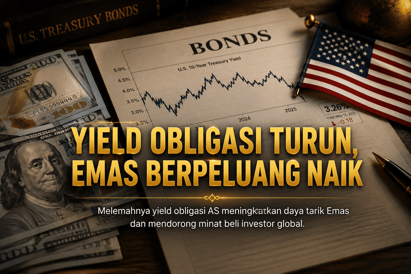 Yield Obligasi AS dan Prediksi Gold
