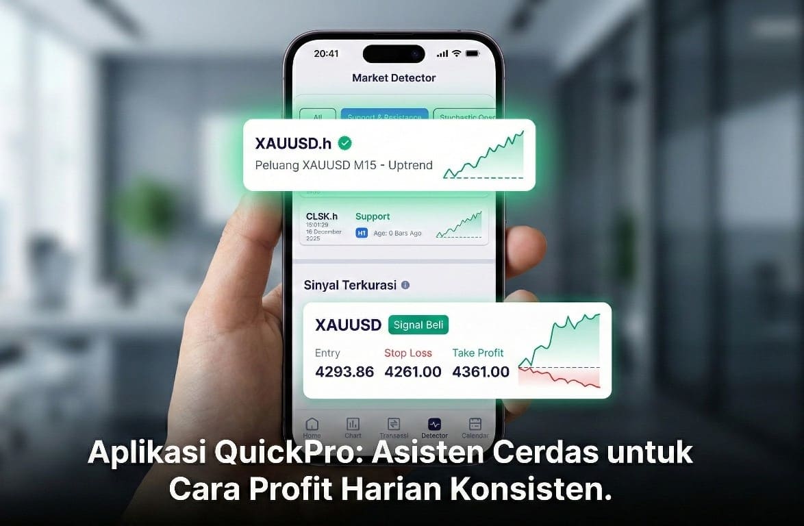 menggunakan aplikasi QuickPro