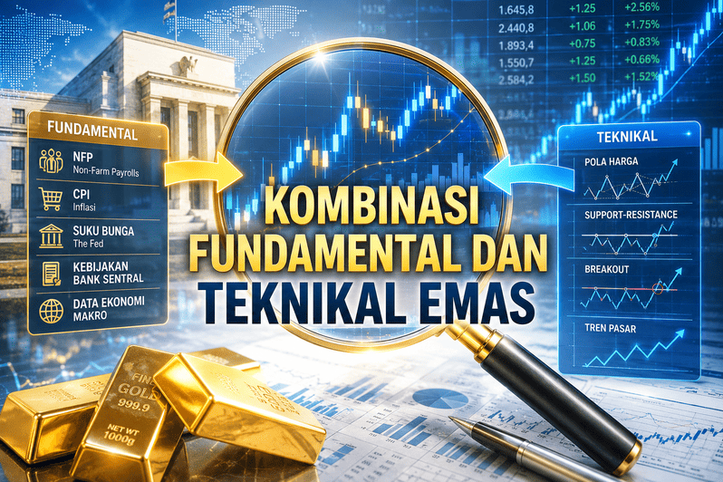 Kombinasi Fundamental dan Teknikal Emas