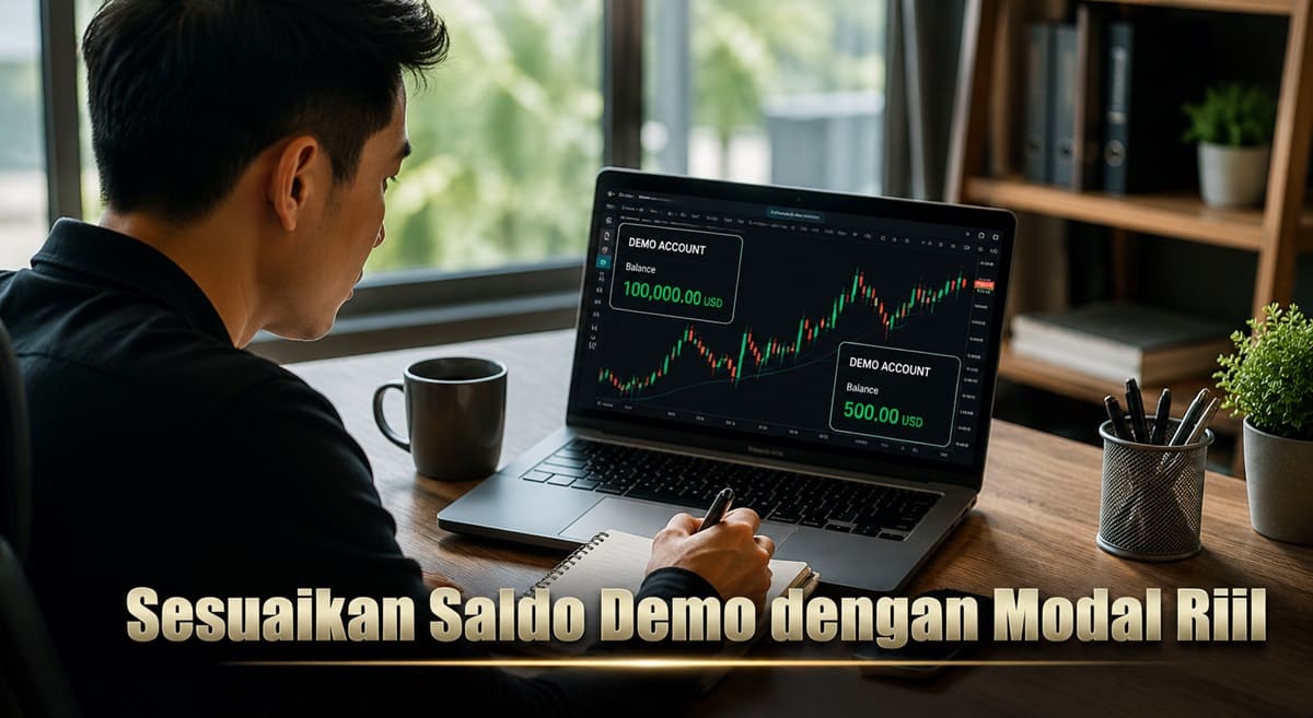 Sesuaikan Saldo Demo dengan Modal Riil