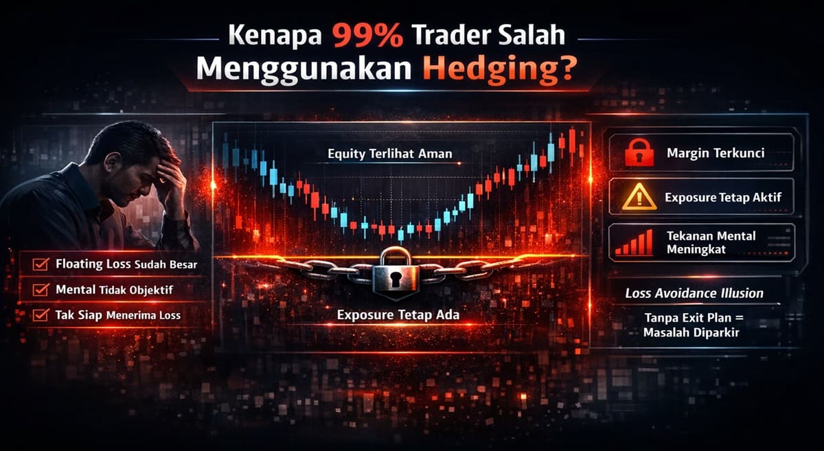 99% trader salah menggunakan hedging