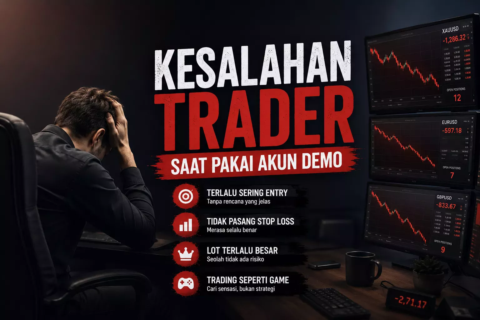Kesalahan Trader Saat Pakai Akun Demo