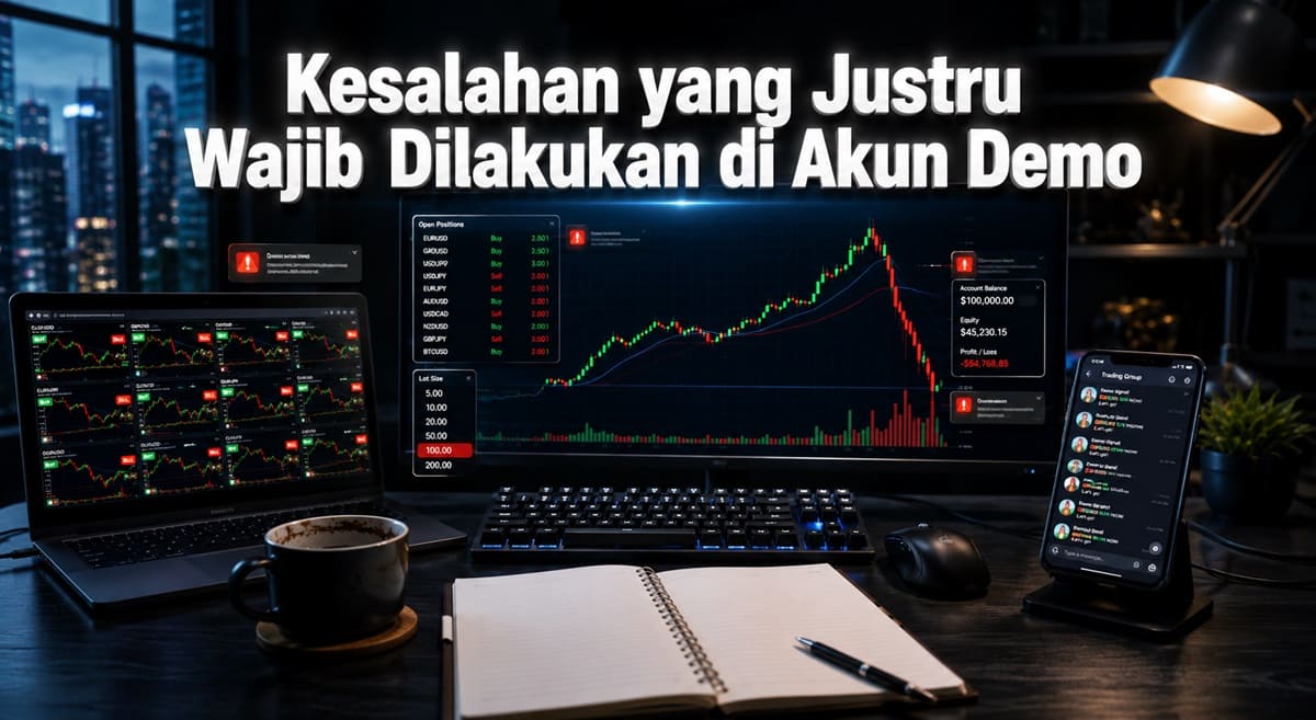 Kesalahan yang Wajib Dilakukan di Akun Demo