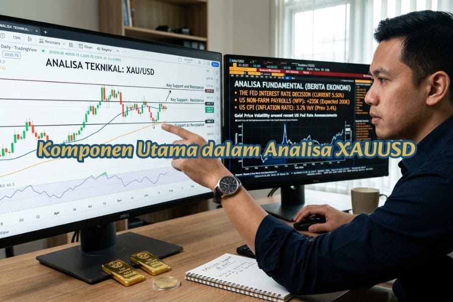 Komponen Utama dalam Analisa XAUUSD