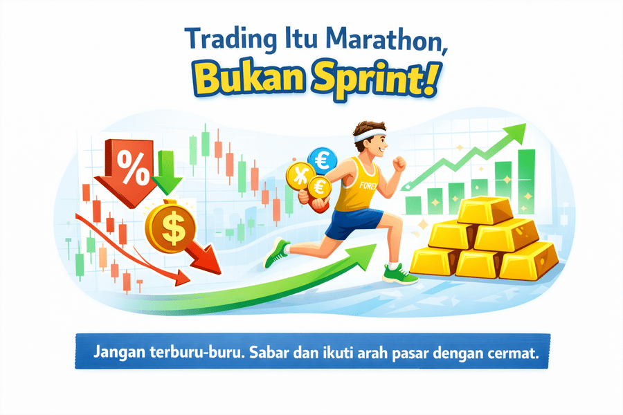 Trading itu Bukan Maraton