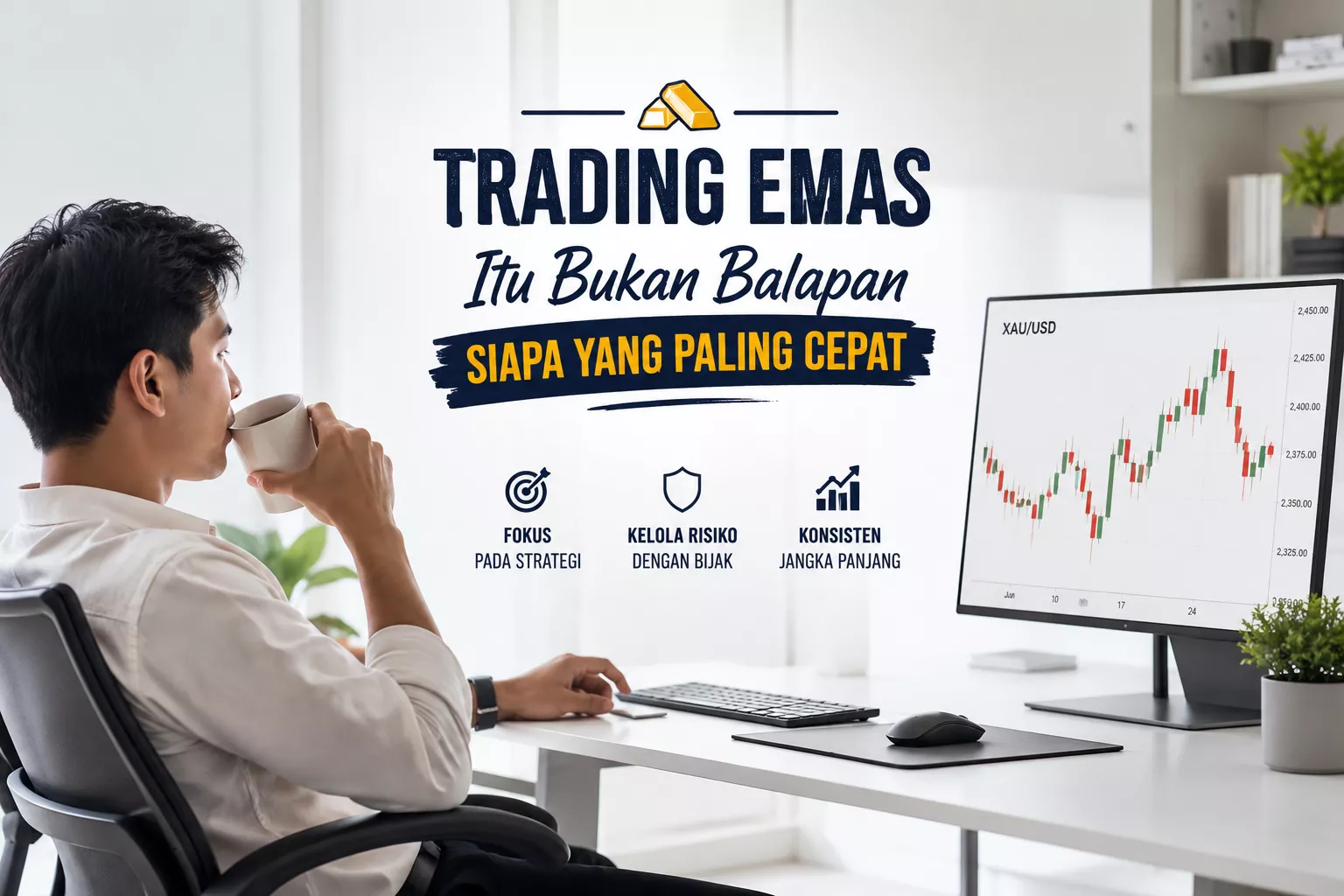 trading emas bukan balapan