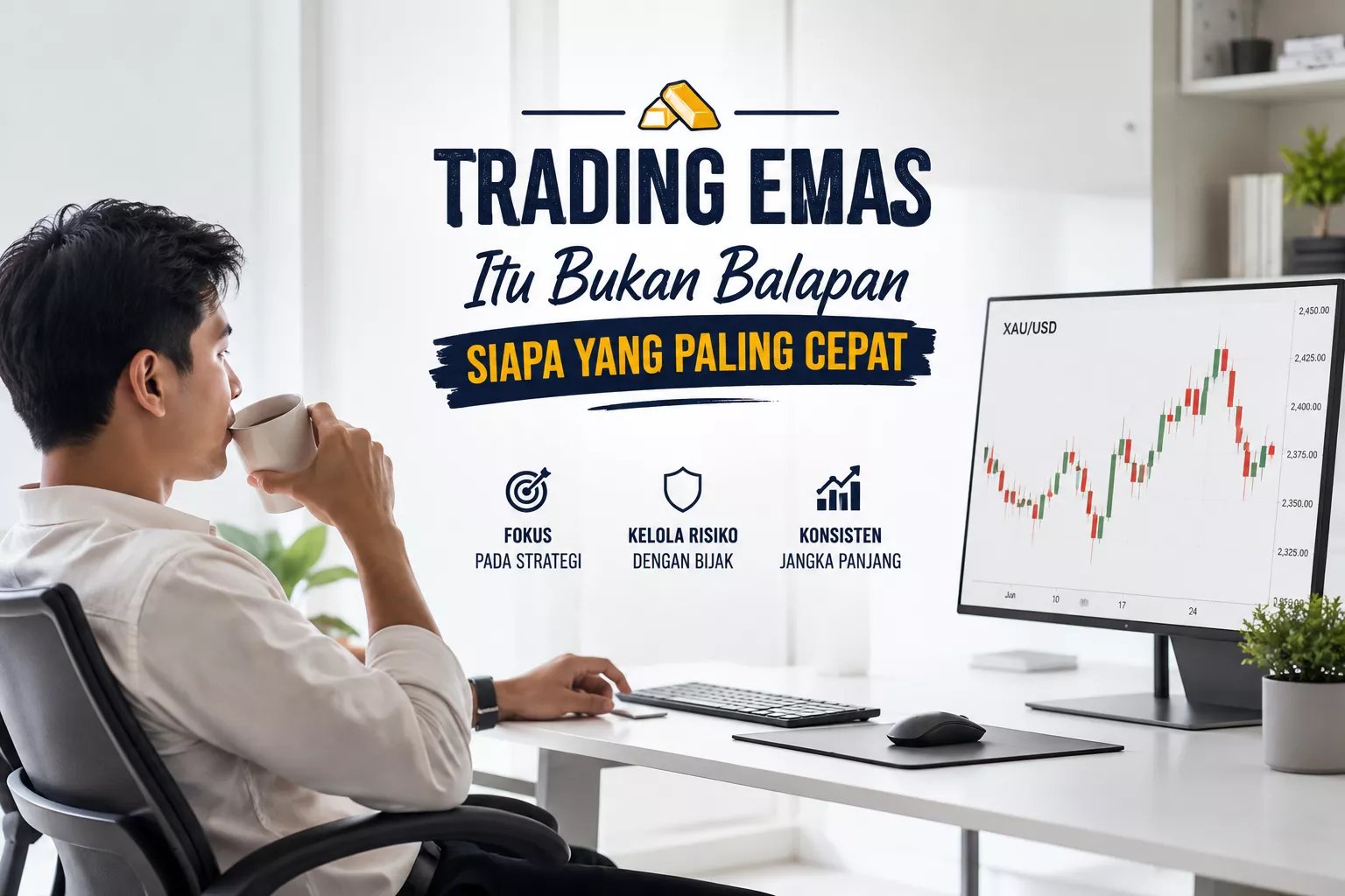 trading emas bukan balapan
