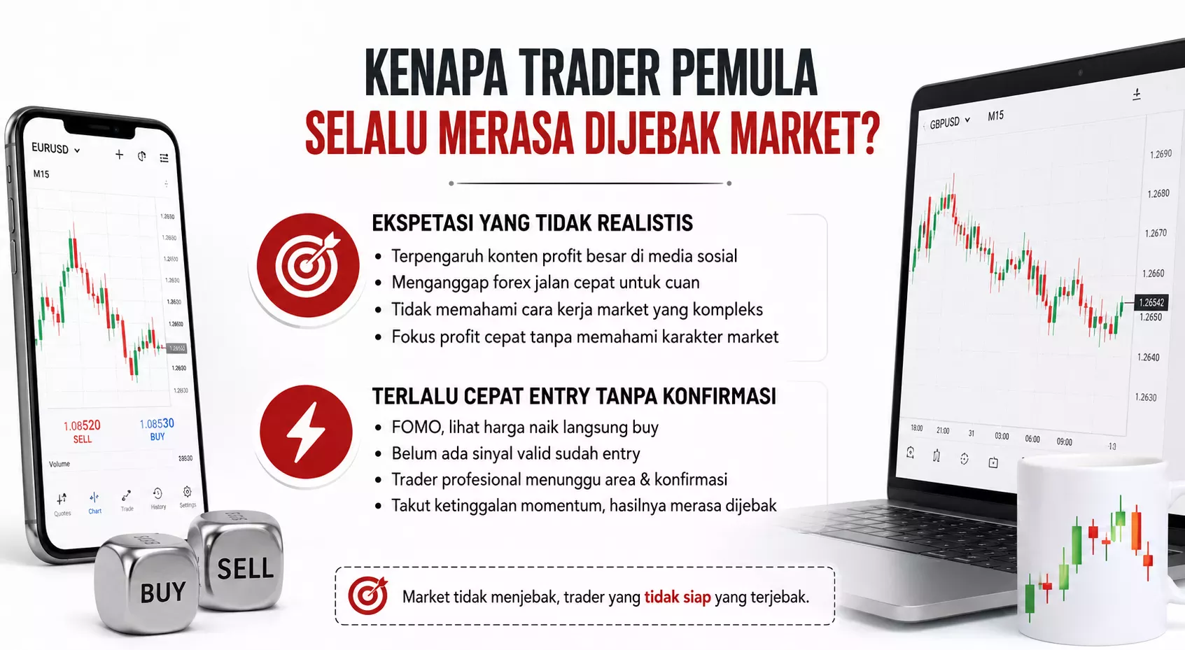 Trader Pemula Merasa Dijebak Market