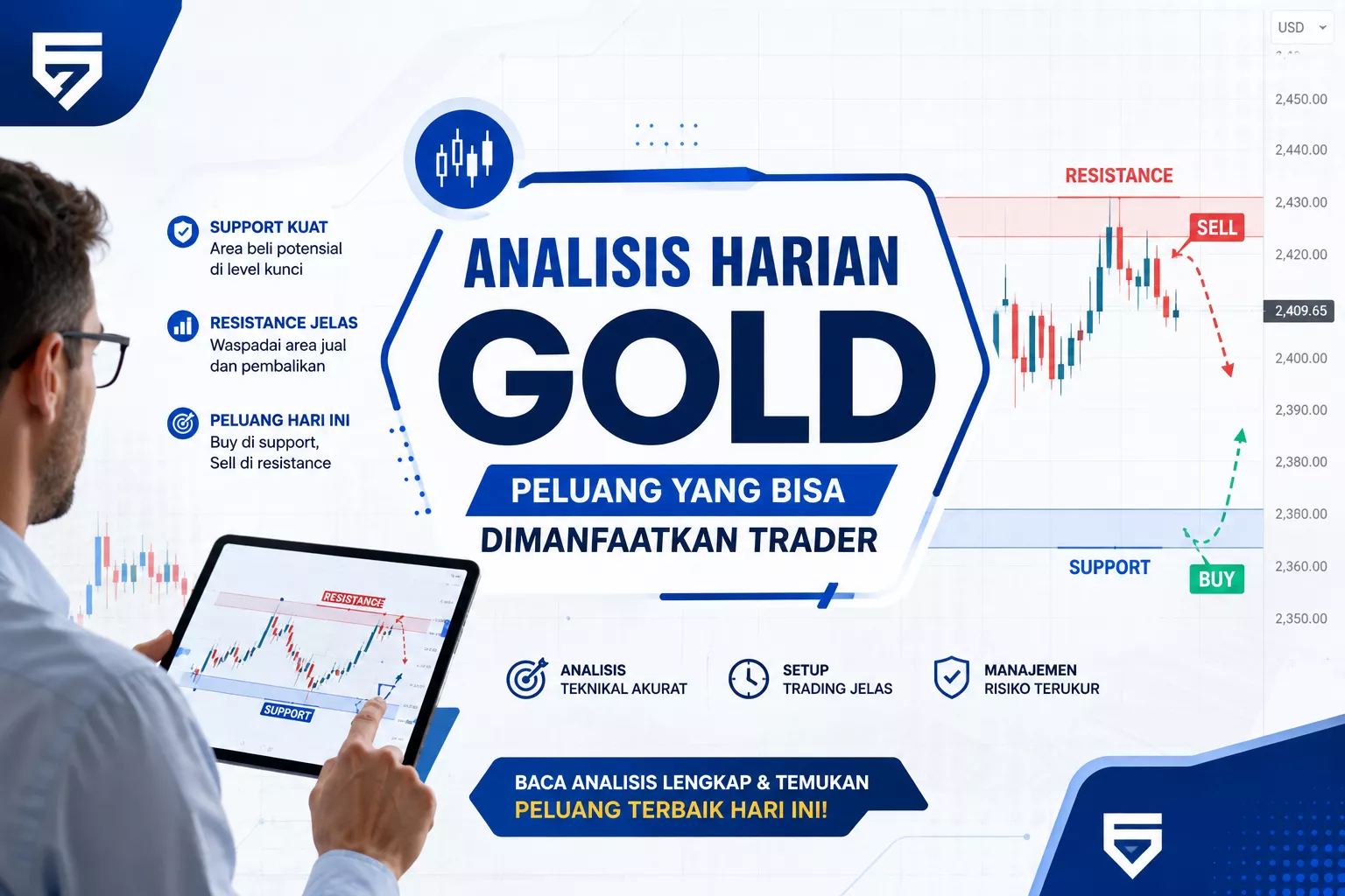 Analisis Harian Gold