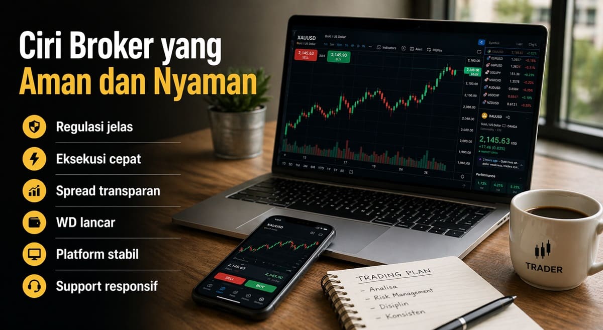 Ciri Broker yang Aman dan Nyaman