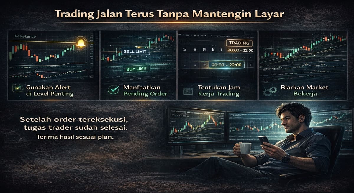 Trading Jalan Tanpa Mantengin Layar