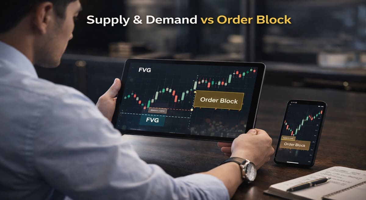 Supply & Demand vs Order Block