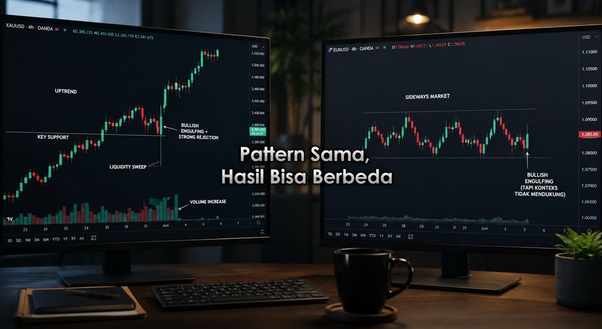 Pattern Sama, Hasil Bisa Berbeda