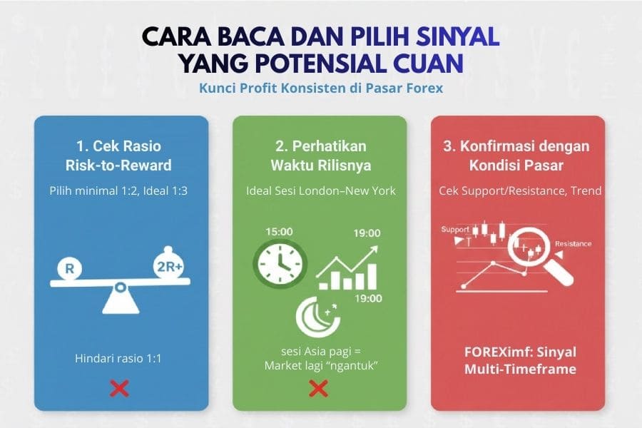 Cara Baca dan Pilih Sinyal
