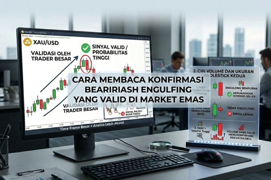 Membaca Konfirmasi Bearish Engulfing