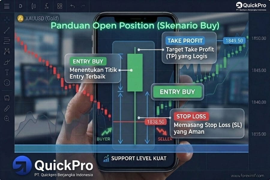 Panduan Open Position (Skenario Buy)