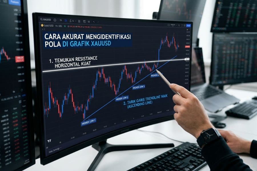 Mengidentifikasi Pola Ascending Triangle