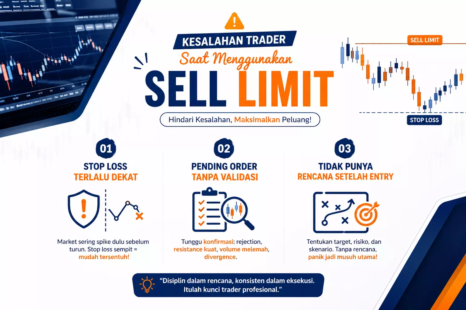 Kesalahan Menggunakan Sell Limit