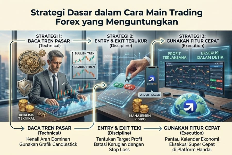 Strategi Dasar dalam Cara Main Trading Forex