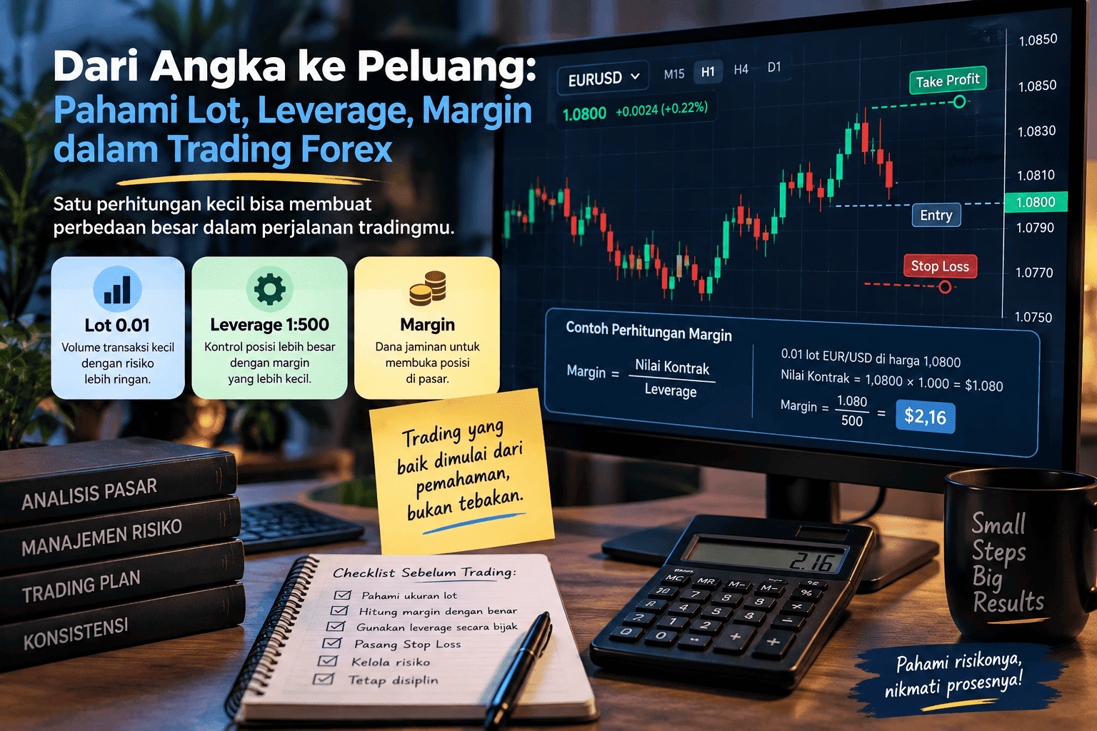 Perhitungan margin Forex