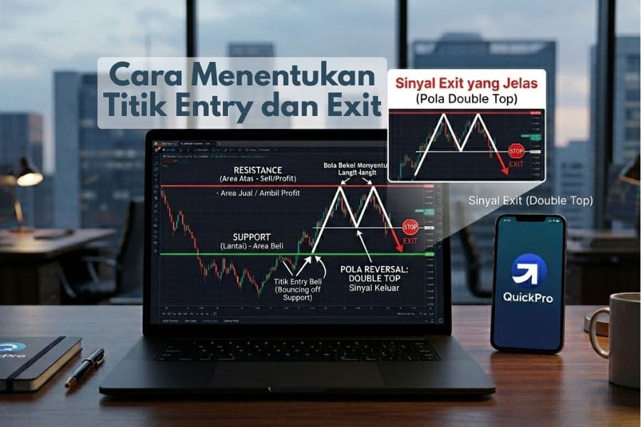 Menentukan Titik Entry dan Exit