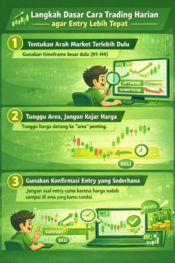 Cara Trading Harian