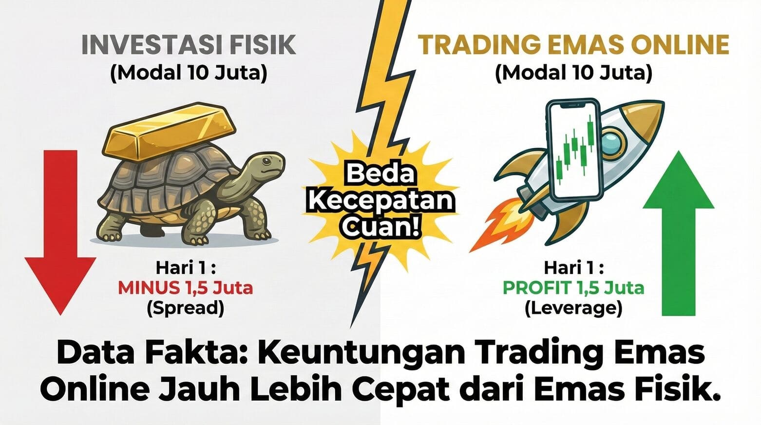 Trading Emas Forex vs Investasi Emas Biasa