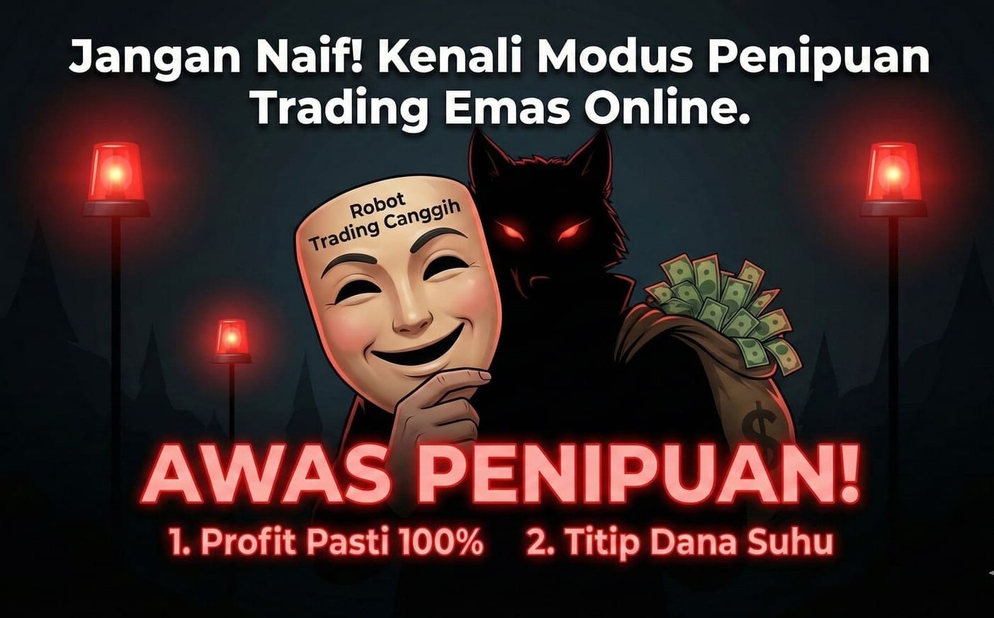 Modus Penipuan Trading Emas Online