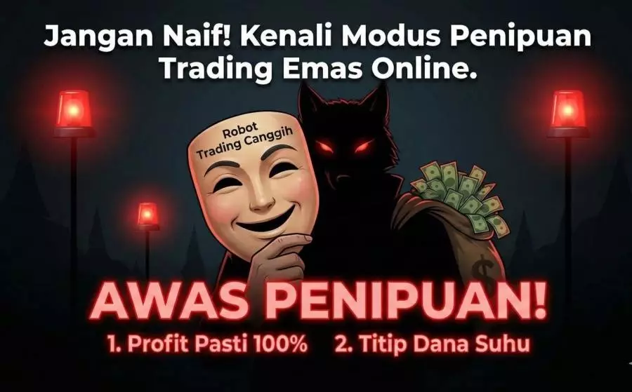Modus Penipuan Trading Emas Online