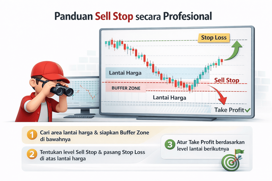 Panduan Sell Stop