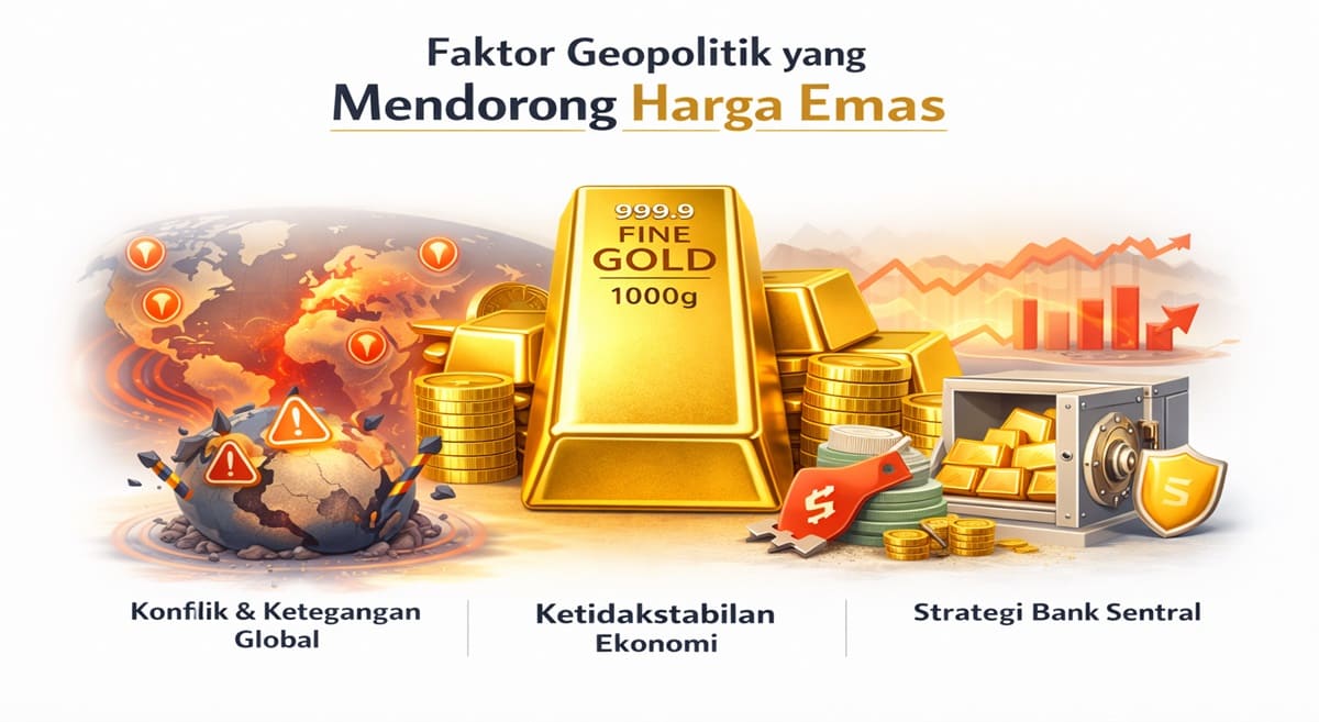 Hubungan Geopolitik dan Harga Emas