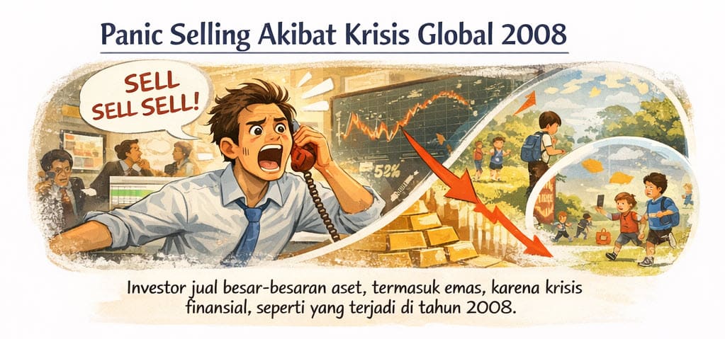 Panic Selling Akibat Krisi Global 2008