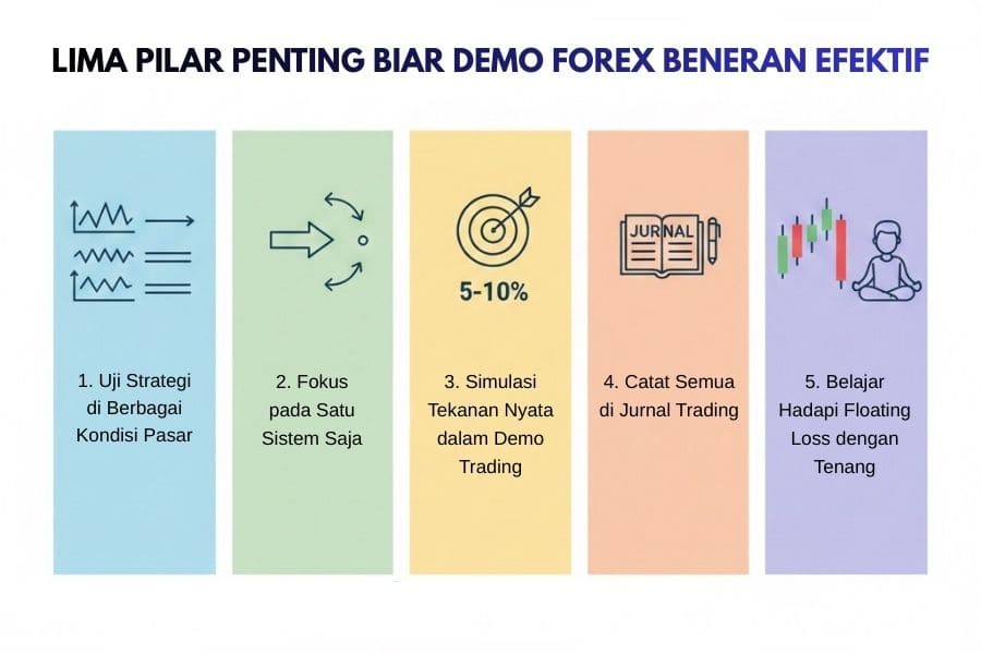 5 pilar penting demo forex