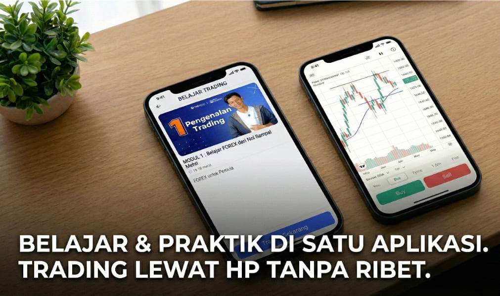 belajar dan praktik di satu aplikasi