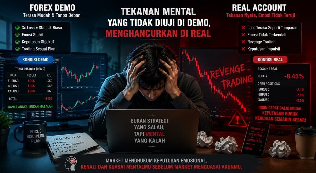Forex Demo Tidak Menguji Tekanan Mental