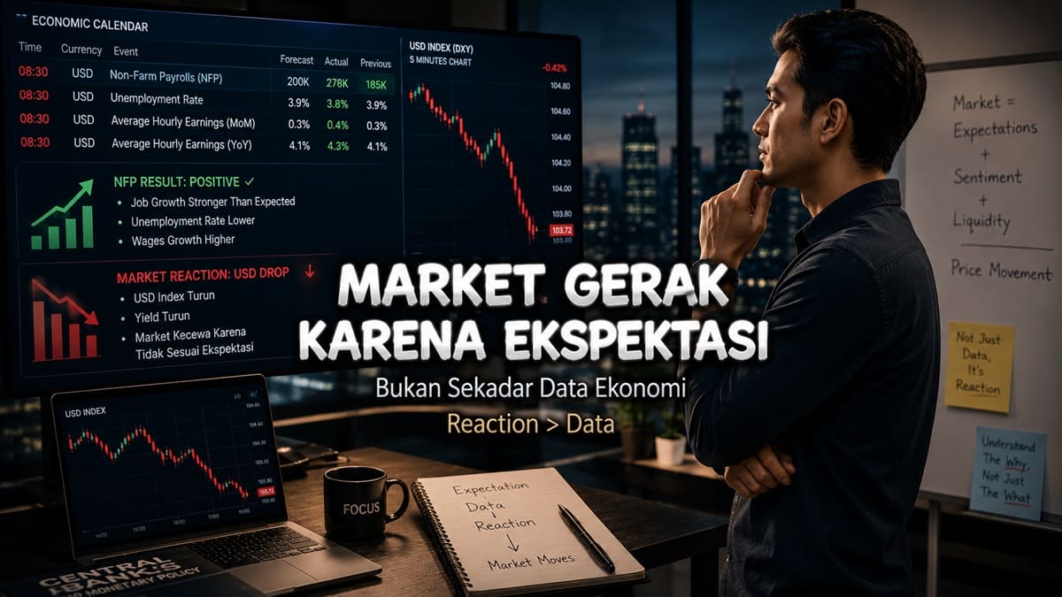 Market Gerak Karena Ekspektasi