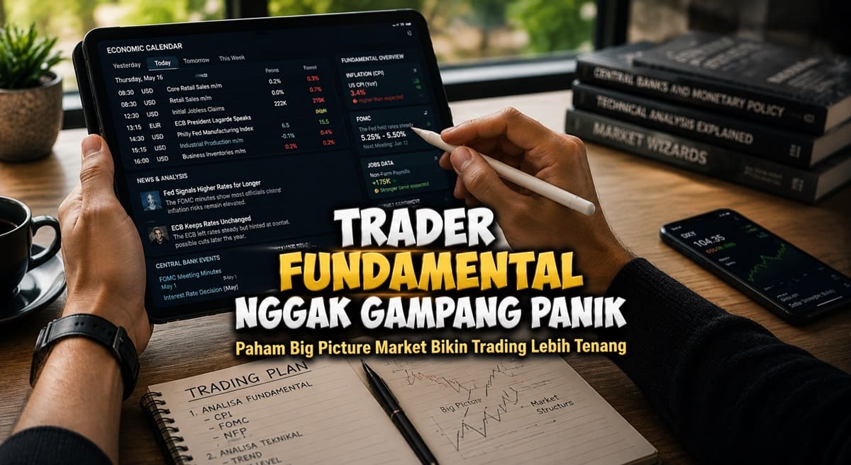 Trader Paham Fundamental Nggak Panik