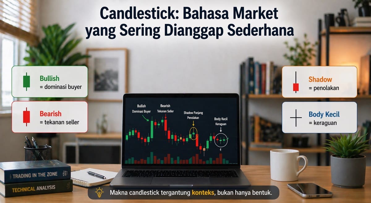 Candlestick: Bahasa Market yang Sering Dianggap Sederhana