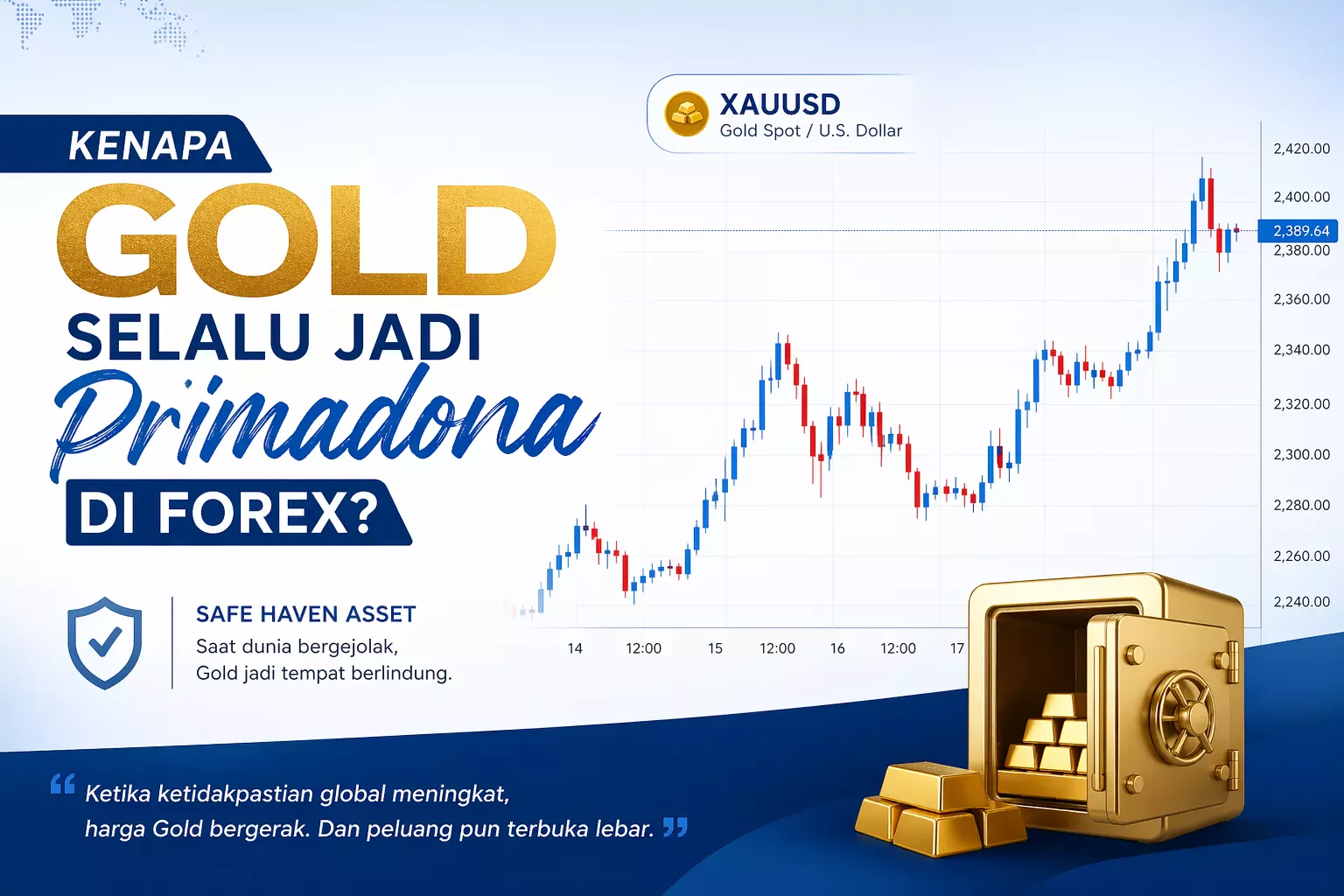 Kenapa Gold Selalu Jadi Primadona di Forex?