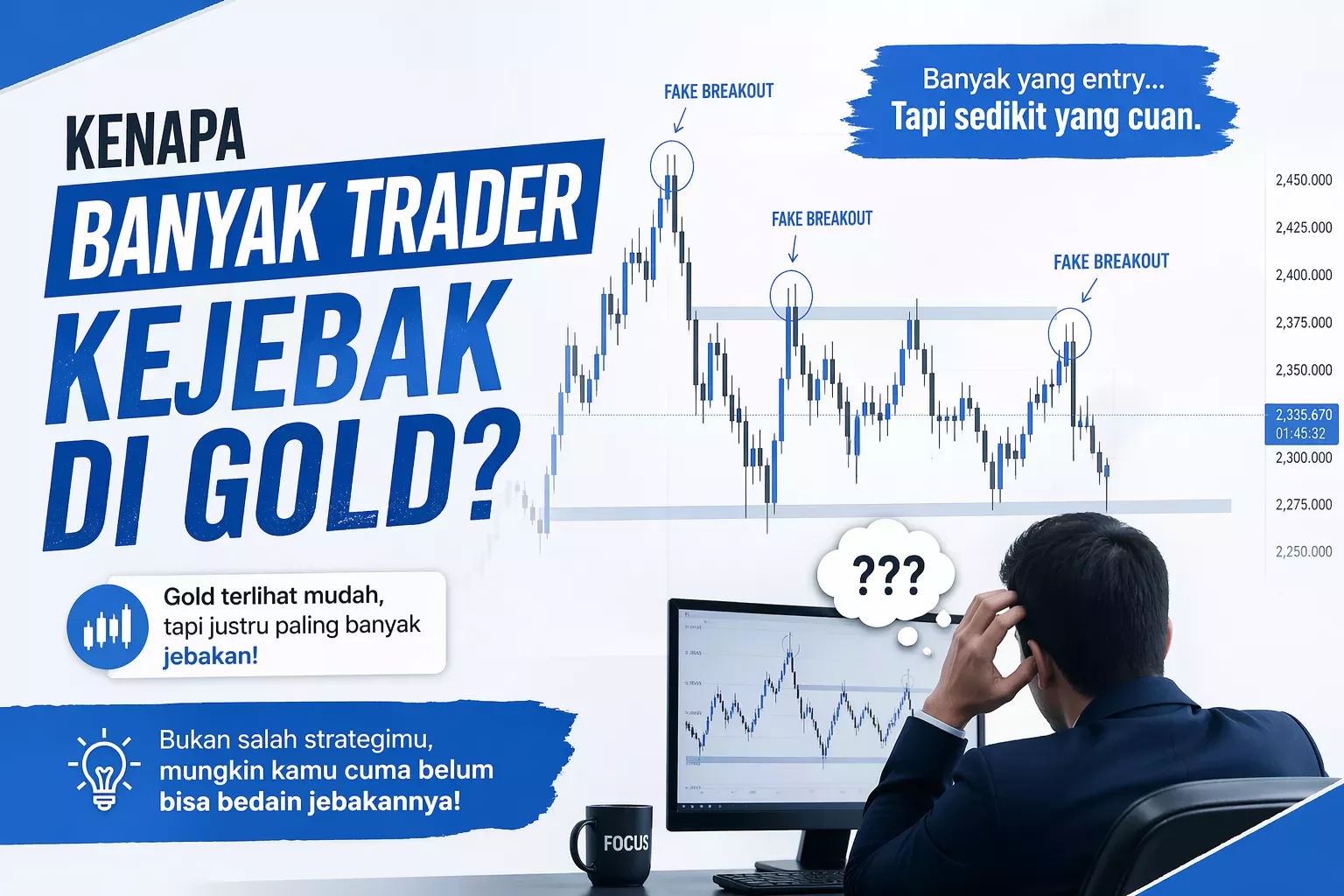 Banyak Trader Kejebak di Gold