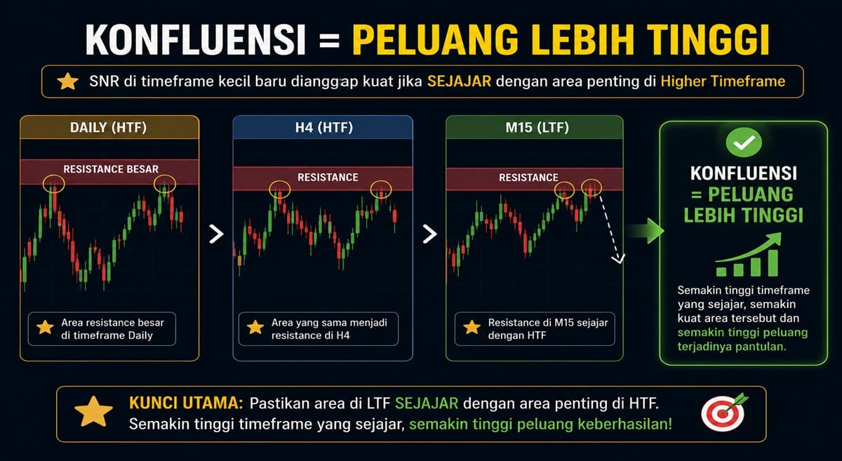 Konfluensi Multi-Timeframe