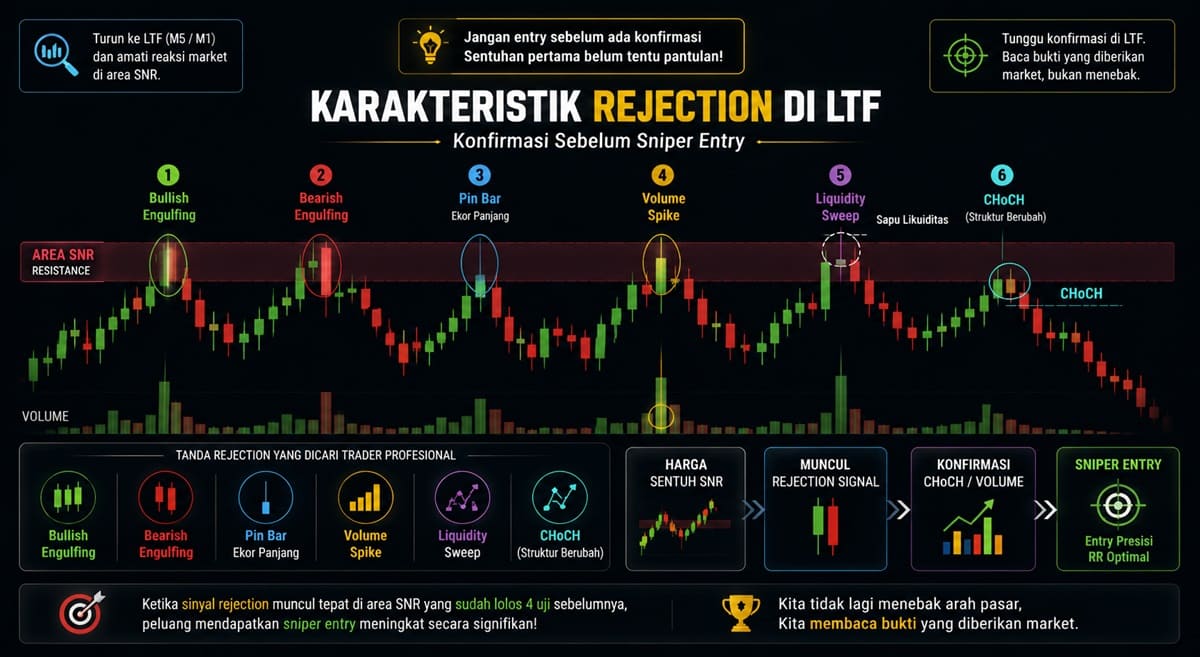 Karakteristik Rejection di LTF