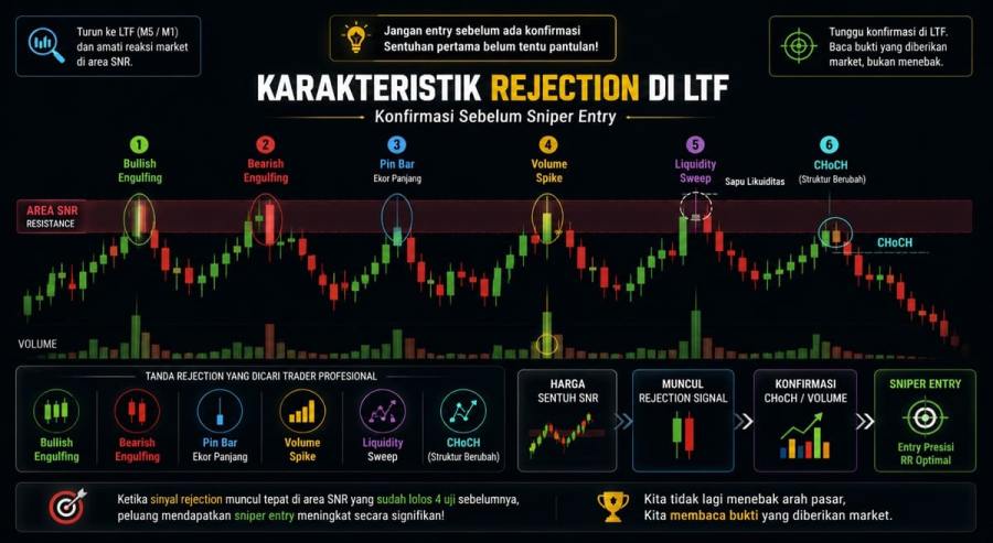 Karakteristik Rejection di LTF