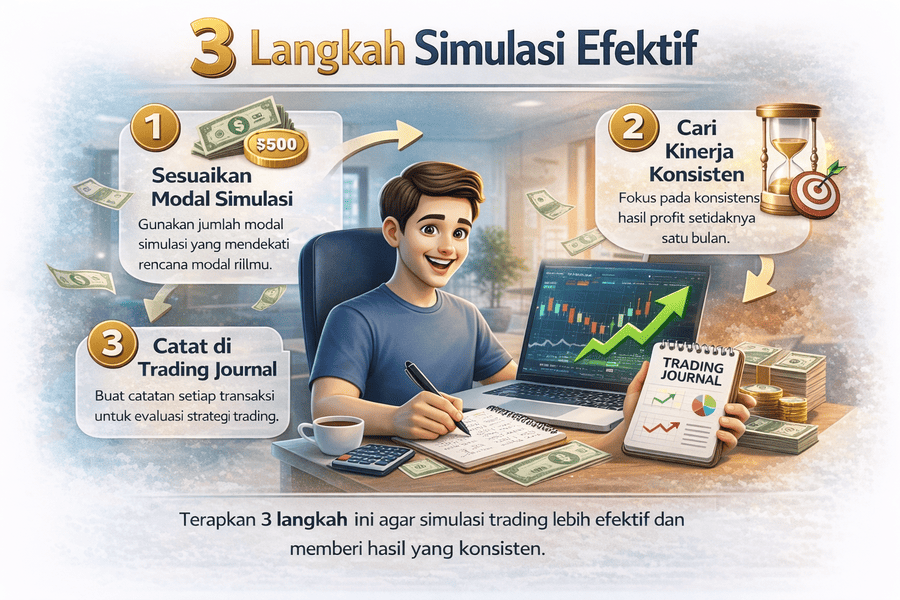 Langkah Simulasi Efektif