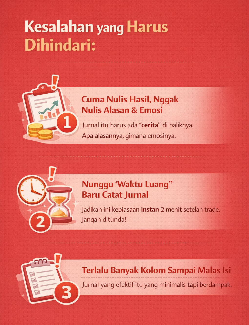 Kesalahan Yang Harus Dihindari