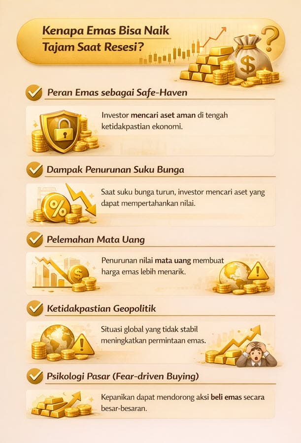 Kenapa Emas Bisa Naik