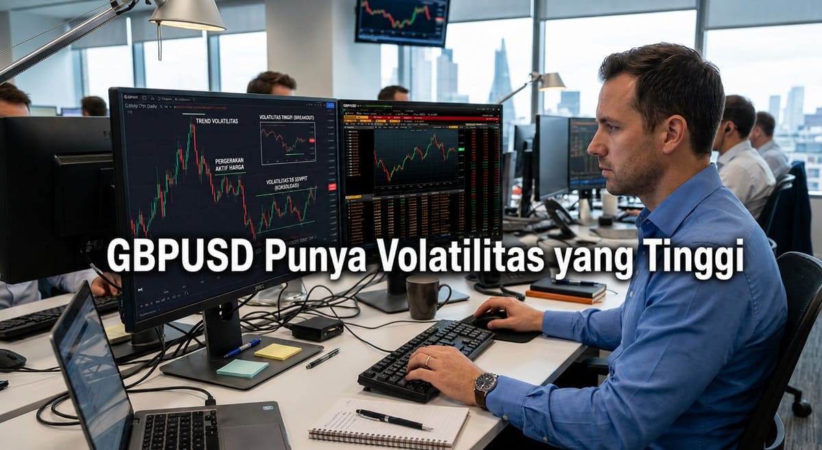 GBPUSD Punya Volatilitas yang Tinggi