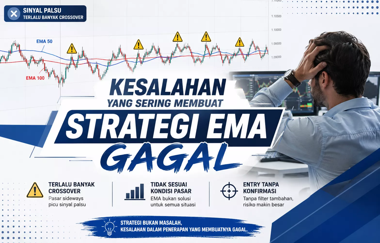Kesalahan yang Membuat Strategi EMA Gagal