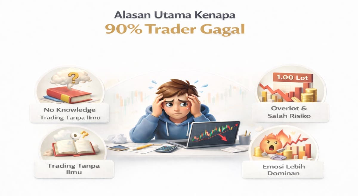 Alasan Utama Kenapa 90% Trader Gagal