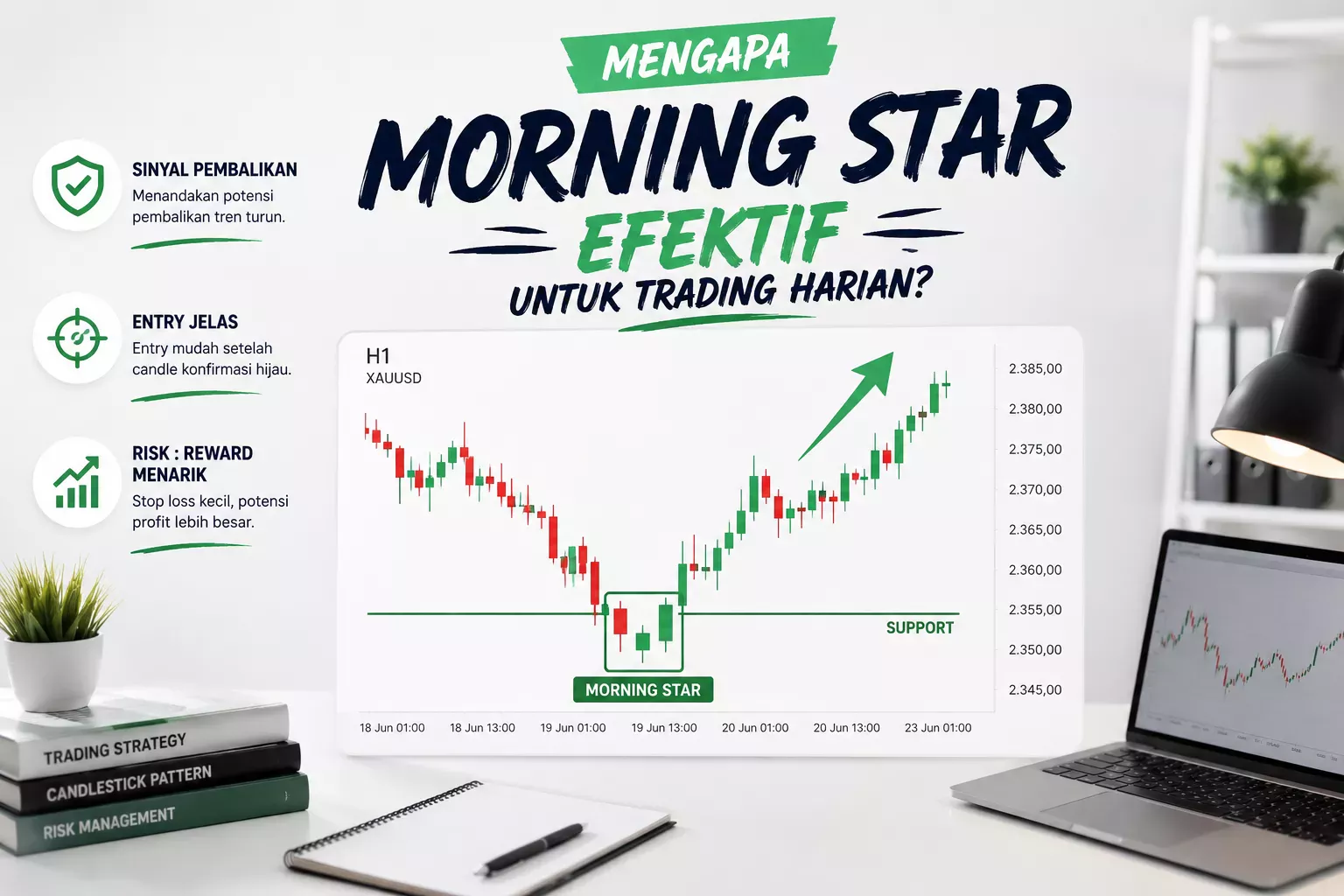 Morning Star Efektif untuk Trading Harian?